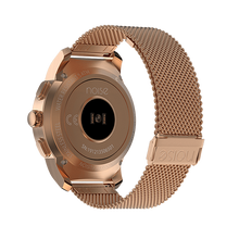 Load image into Gallery viewer, NoiseFit Fusion Hybrid Smart Watch with Leather Strap (Classic Black)
