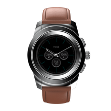 Load image into Gallery viewer, NoiseFit Fusion Hybrid Smart Watch with Leather Strap (Vintage Brown)
