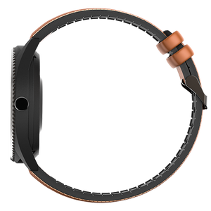 Noise NoiseFit Endure Smartwatch with Gun Metal Black Dial - Tan Brown